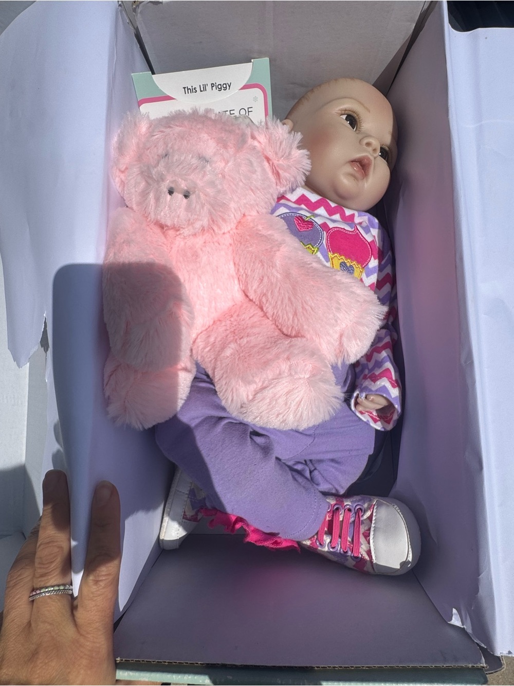 This Lil Piggy Doll by Paradise Galleries